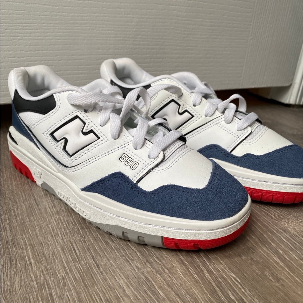 New Balance 550 Kids WhiteBlueRed Brand New Condition